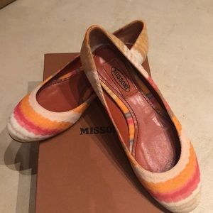 Missoni Flats never worn!